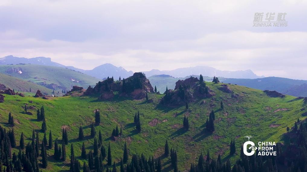 瞰中國(guó)｜新疆昌吉：馬圈灣風(fēng)景如畫