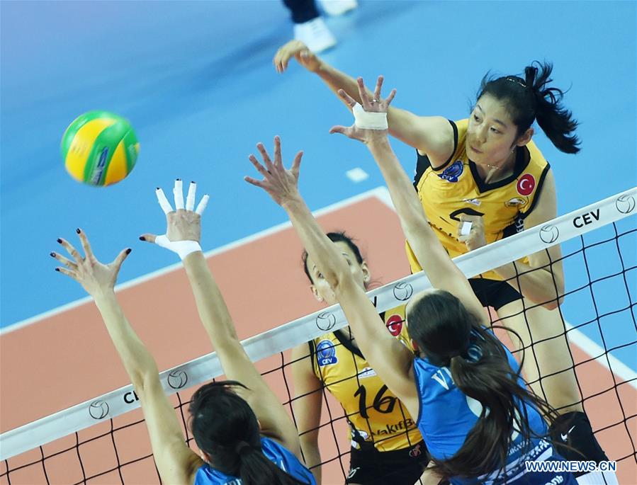 (SP)TURKEY-ISTANBUL-VOLLEYBALL-CEV-CHAMPIONS LEAGUE-VAKIFBANK VS DINAMO MOSCOW