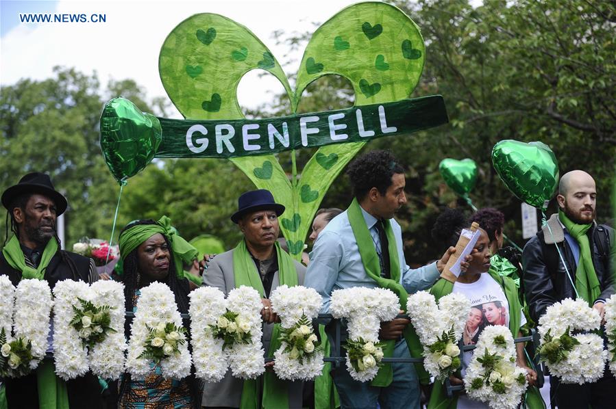 BRITAIN-LONDON-GRENFELL&nbsp;TOWER-FIRE-ONE YEAR ANNIVERSARY