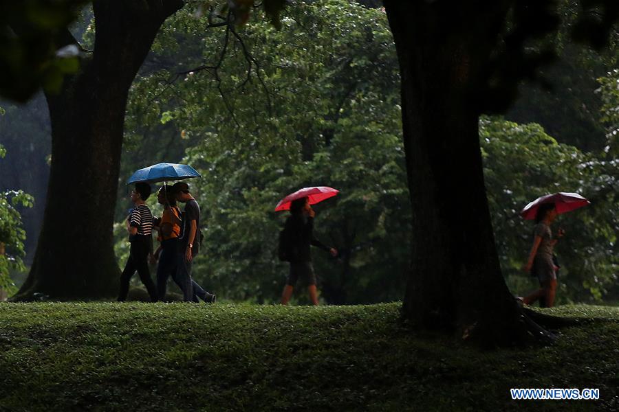 PHILIPPINES-QUEZON CITY-RAIN