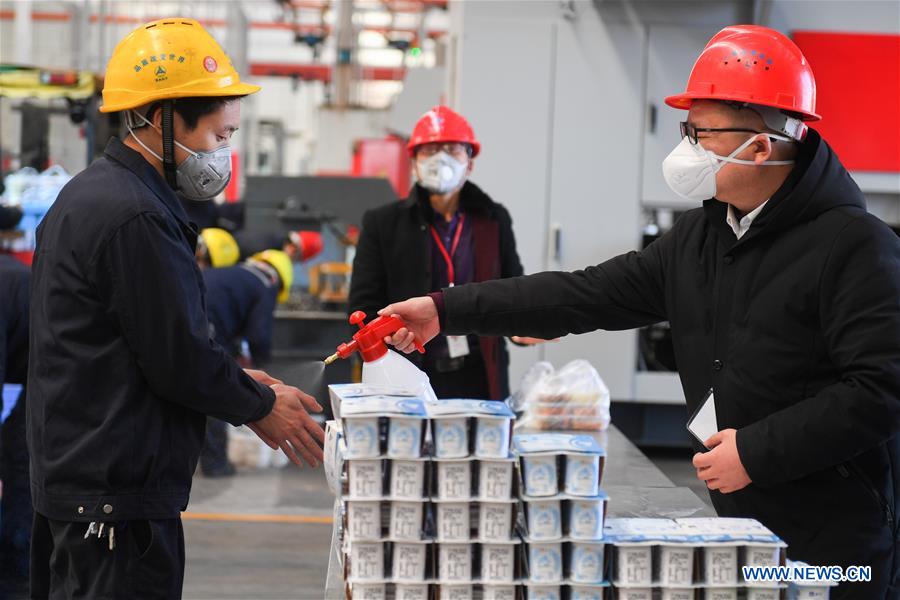 CHINA-HUNAN-SANY HEAVY INDUSTRY-PRODUCTION-RESUMPTION (CN)