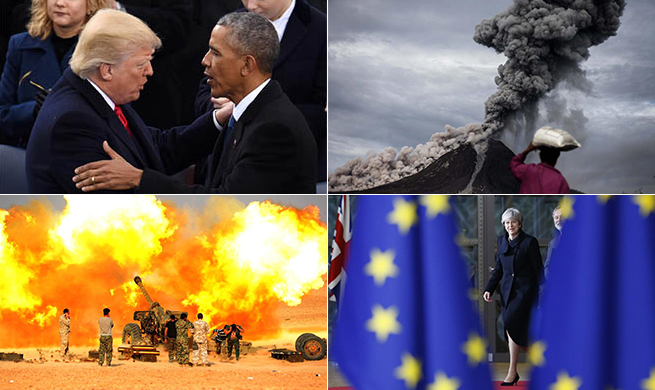 Best Xinhua world photos of the year 2017