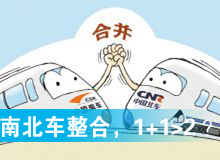 南北車整合，1+1>2？