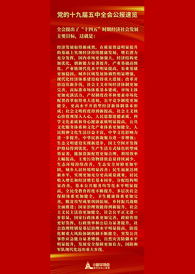 全會(huì)提出了&ldquo;十四五&rdquo;時(shí)期經(jīng)濟(jì)社會(huì)發(fā)展主要目標(biāo)