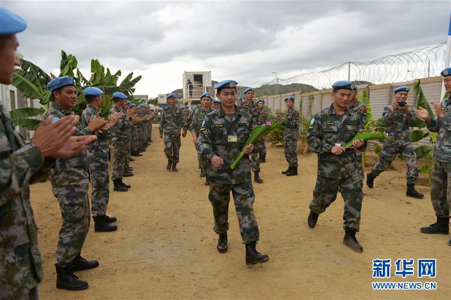 （國際）（1）中國駐南蘇丹維和步兵營受傷戰(zhàn)士姚道祥、吳樂重返戰(zhàn)位