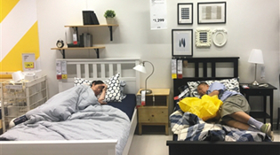 公共服務充足了，睡宜家的人才會少