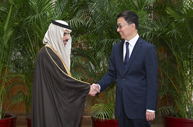 韓正集體會(huì)見(jiàn)阿拉伯、伊斯蘭國(guó)家外長(zhǎng)聯(lián)合代表團(tuán)