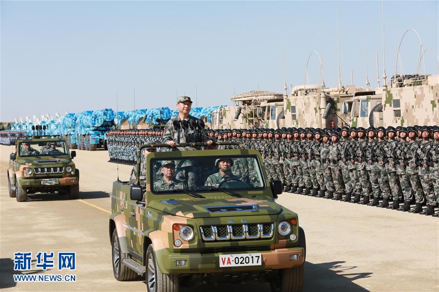 （XHDW）（6）慶祝中國人民解放軍建軍90周年閱兵在朱日和聯合訓練基地隆重舉行　習近平檢閱部隊并發(fā)表重要講話