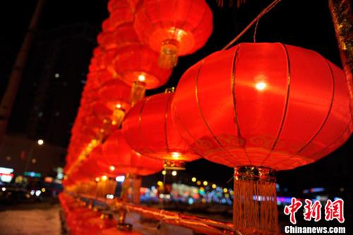 資料圖：紅燈籠。宋文佳 攝