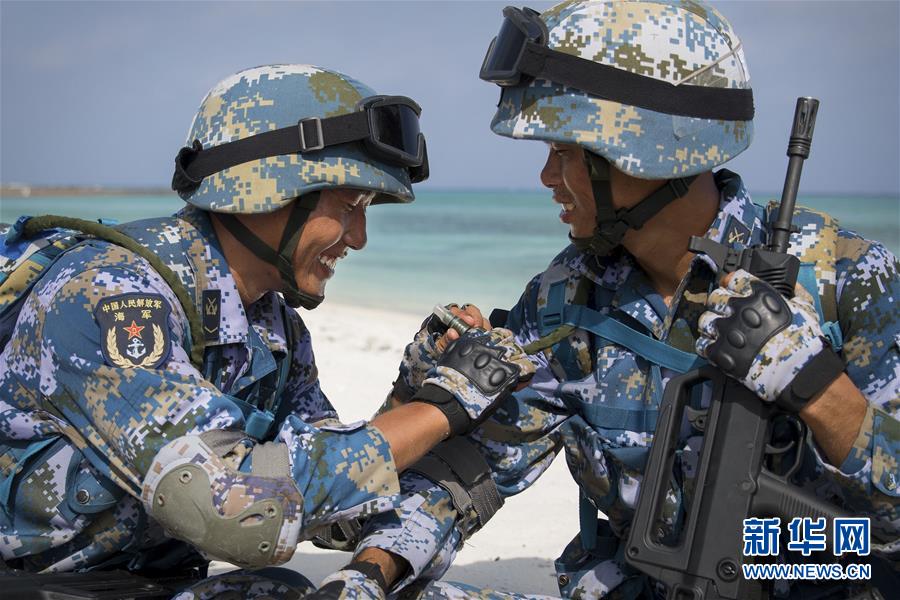 （壯麗70年&middot;奮斗新時代&middot;新華全媒頭條&middot;圖文互動）（7）&ldquo;你在我的航程上，我在你的視線里&rdquo;&mdash;&mdash;走進(jìn)海軍西沙中建島官兵的五彩世界