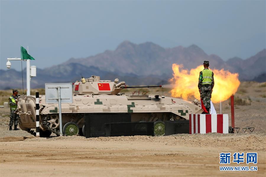 （圖文互動）（6）&ldquo;國際軍事比賽-2019&rdquo;：中國參賽隊(duì)刷新&ldquo;蘇沃洛夫突擊&rdquo;步戰(zhàn)車組單車賽紀(jì)錄