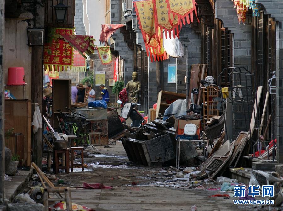 （關注&ldquo;利奇馬&rdquo;&middot;圖文互動）（2）古城洪災 八方馳援&mdash;&mdash;洪水災害下的浙江臨?，F場目擊