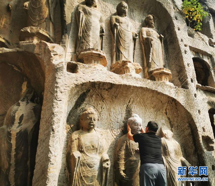 （圖文互動）（4）合體了，龍門石窟流散佛首首次實現&ldquo;數字復位&rdquo;