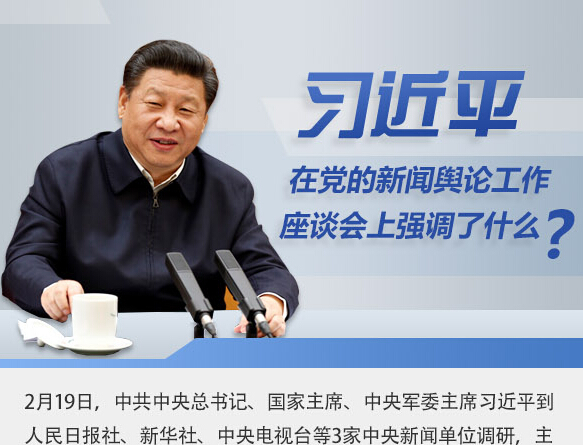 習近平在黨的新聞輿論工作座談會上強調(diào)了什么？