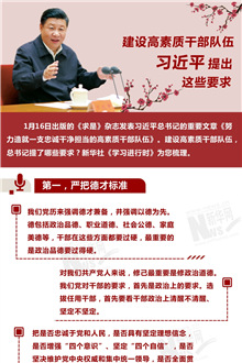 建設(shè)高素質(zhì)干部隊(duì)伍，習(xí)近平提出這些要求