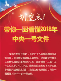 劃重點(diǎn)！帶你一圖看懂2018年中央一號文件