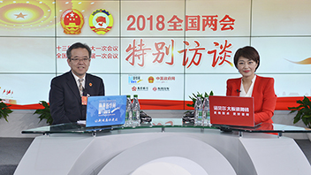 吳仰東暢談酒泉的旅游業(yè)、風電產(chǎn)業(yè)、戈壁農業(yè)