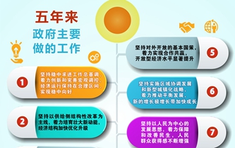 [兩會&middot;政府工作報告]五年來政府主要做的工作
