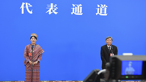 十三屆全國人大三次會(huì)議第二場&ldquo;代表通道&rdquo;