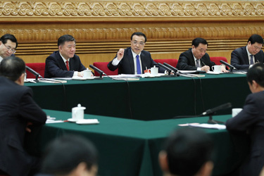 李克強參加陜西代表團(tuán)審議