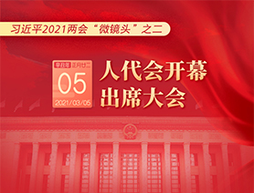 習(xí)近平2021兩會(huì)&ldquo;微鏡頭&rdquo;之二：3月5日 人代會(huì)開(kāi)幕，出席大會(huì)