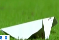 從天而降！球迷看臺玩丟紙飛機(jī)擊中球員