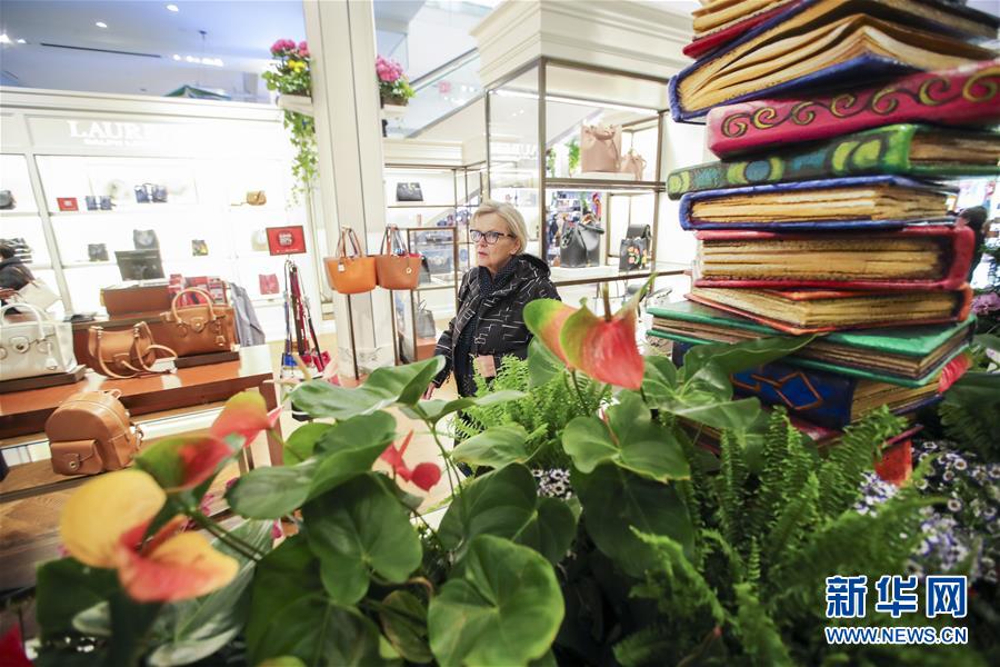 （國際）（2）紐約：&ldquo;春日童話&rdquo;花展亮相梅西百貨